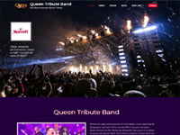 QUEEN TRIBUTE BAND WORDPRESS WEBSITE